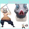Hoge Kwaliteit Demon Slayer Kimetsu No Yaiba Hashibira Inosuke Masker Voor Unisex Kostuum Plezier