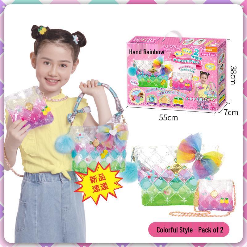 Handmade Japanese Puzzle DIY Bag for Girls (Ages 3-9) - Educational Toy & Birthday Gift