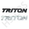 ABS 3D znak Triton Logo Nálepka Zadní Chromovaný Štítek s Názvem Nálepky Pro L200 Zadní Samolepky na Nákladní Auto Znak Auto Příslušenství