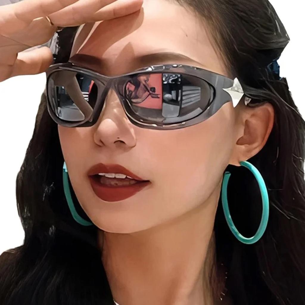 Stars with Sunglasses Cyberpunk Y2K Sunglasses Futuristic Spice Girls Street Sunglasses Ladies Sunglasses Men's Sunglasses