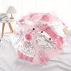 Cartoon My Melody Automatic Opening and Closing Umbrella - Suitable for Various Occasions, Outdoor Activities, Lightweight and Durable Automatic Foldi