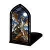 Multicolor Candle Holder Gothic Arch Design Tabletop Holder Creative Book Nook  Tabletop Display