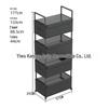 Cross-Border Multifunctional Multi-Layer Organizer Shelf and Movable Lingerie Storage Cabinet