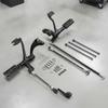 Forward Foot Controls with Floorboards | Cruiser, Black, Front