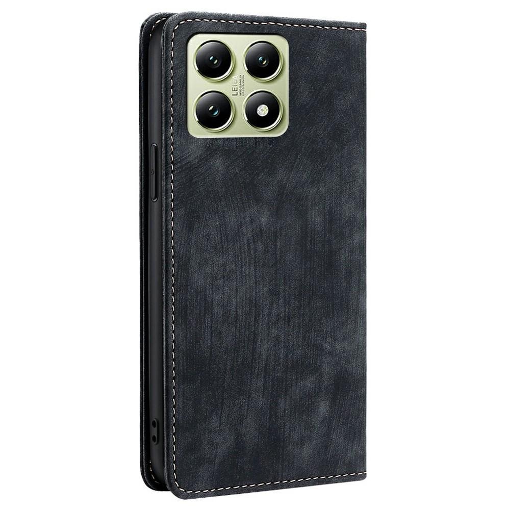 For Xiaomi 14T Case RFID Blocking Wallet Leather Phone Cover