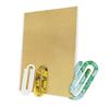 9pcs Big Size Heat Transfer Bookmark Acrylic DIY Pattern Paper Clip  Student