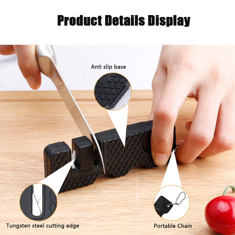 D5 Mini Portable Outdoors Knife Sharpener Scissor Sharpen Gears Fish Hook Knife Whetstone Camping EDC Tools Kitchen Accessories