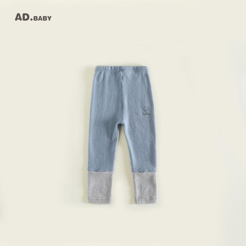 Korean Style Baby Girl Color Block Cotton Leggings - Trendy Autumn Fashion