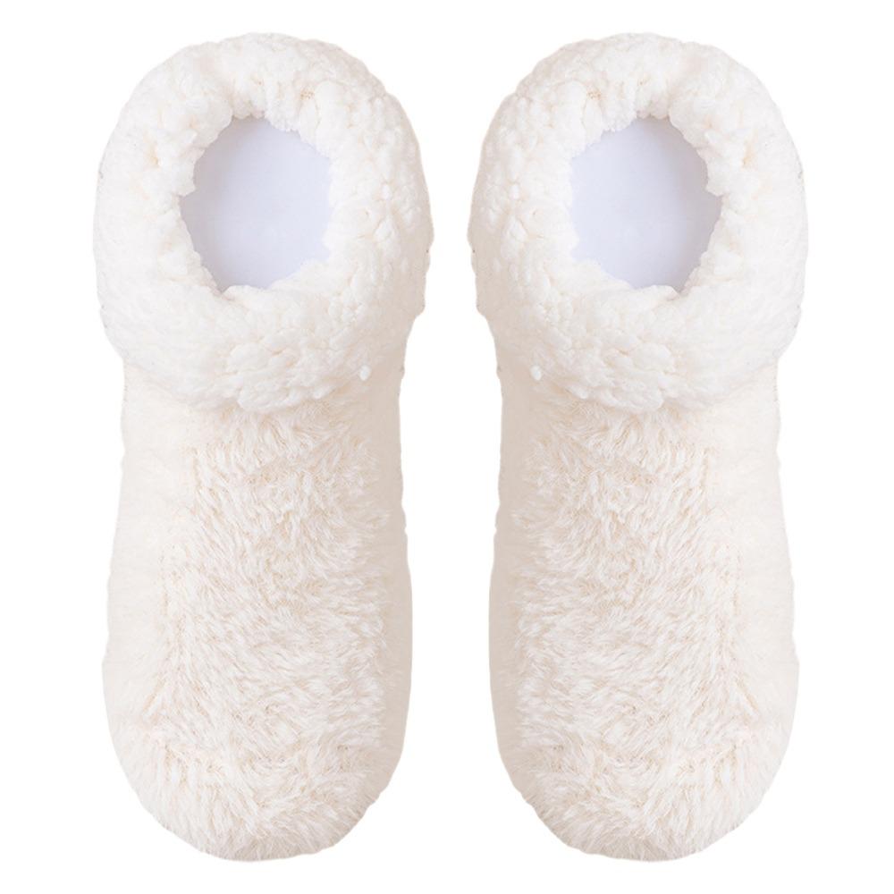 

Keep Warm Warm Floor Socks Anti-slip Sleep Floor Socks Cute Home Socks Autumn Winter бежевий