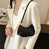 Mode Weibliche Unterarm Einkaufstasche Retro Casual Frauen Totes Schulter Taschen Weibliche Leder Einfarbig Handtasche