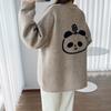 Spring and Autumn New Sweet Embroidery Knitted Cardigan Jacket Loose Large Size Top Cute Casual Sweater Women's