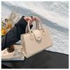 High-value fashion handbag 2025 spring new niche design versatile ins shoulder messenger bag small square bag
