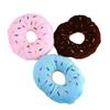 Squeaky Cotton Sound Animal Play Squeaker Lovely 3 Color Dog Toy Donut Pet Toys