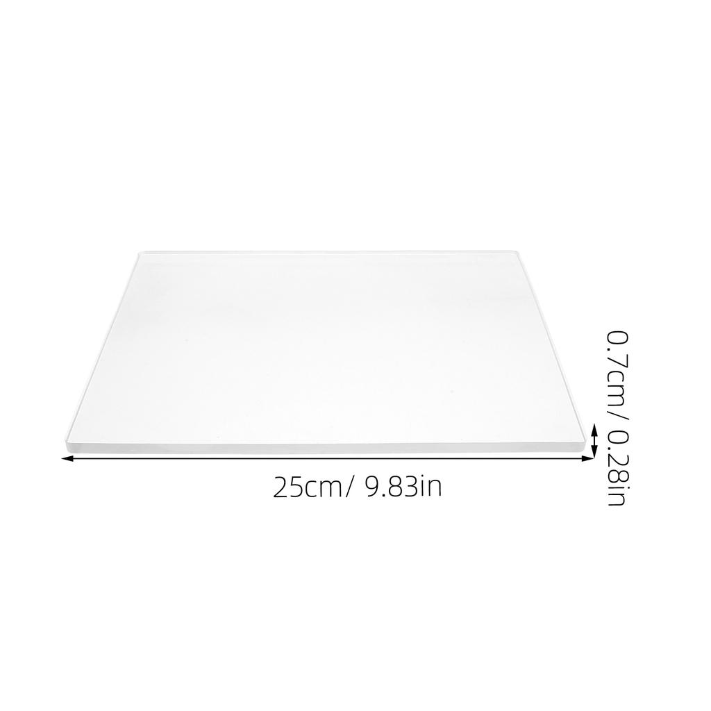 Large Gel Printing Plate A4, 20x25cm Gel Plate For Printmaking Scrapbooking Printing Board Reusable Monoprint Gel Plate