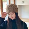 Wool Hat Women's Autumn and Winter New Warm Bag Head Confinement Hat Fashionable Trendy Hollow Handmade Knitted Hat