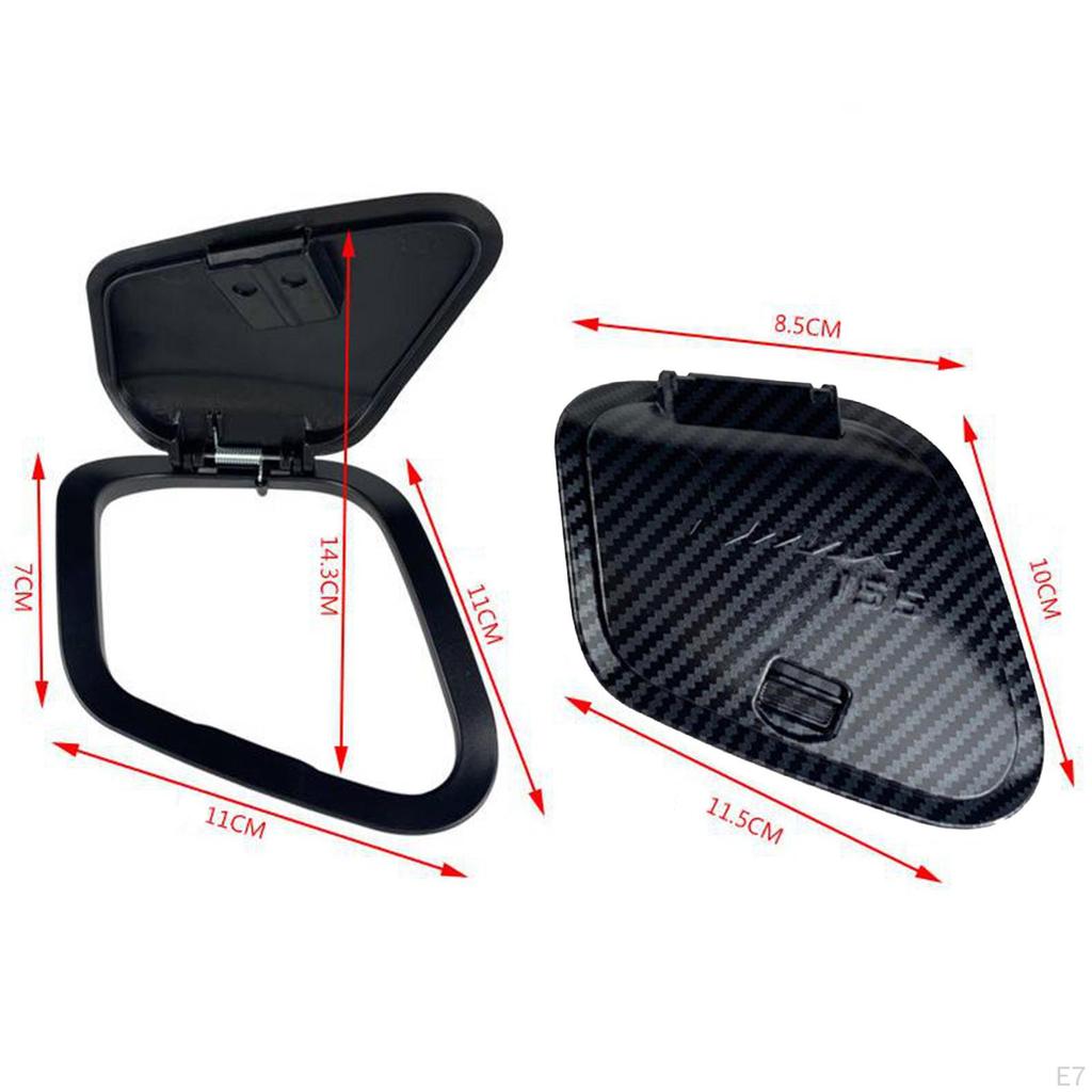 Motorcycle Side Pocket Cover Lid Durable for Yamaha Nmax Assembly Black Stripe