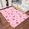 Pink Cartoon My Melody Pattern Carpet suitable as a non-slip mat for the living room or bedroom sofa