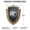 3D Metal Car Body Sticker Emblem Badge Rear Tail Trunk Decal Auto Accessories For Proton Wira Waja X50 X70 Preve Spira Satria