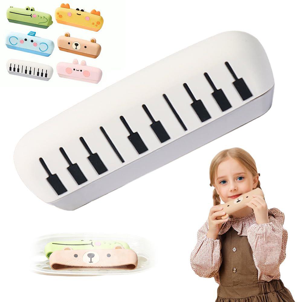 Lightweight 16 Hole Organ Harmonica Silicone Kids Harmonica Educational Harmonica  Children Gift