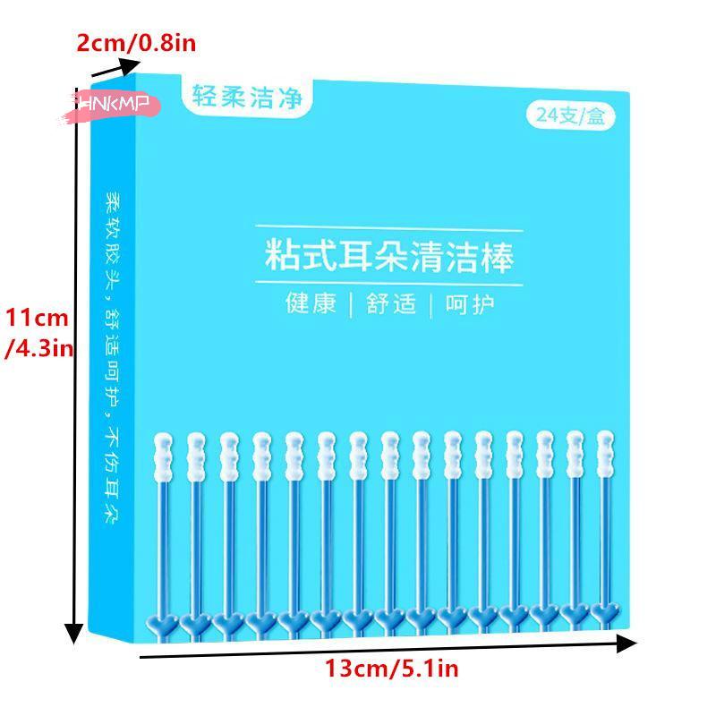 Sticky Ear Digger Tool Set Ear Wax Cleaning Spoon Ear Digging Cotton Swabs Not Hurt 1/3/5 Boxes Options Ear Cleaning Kit