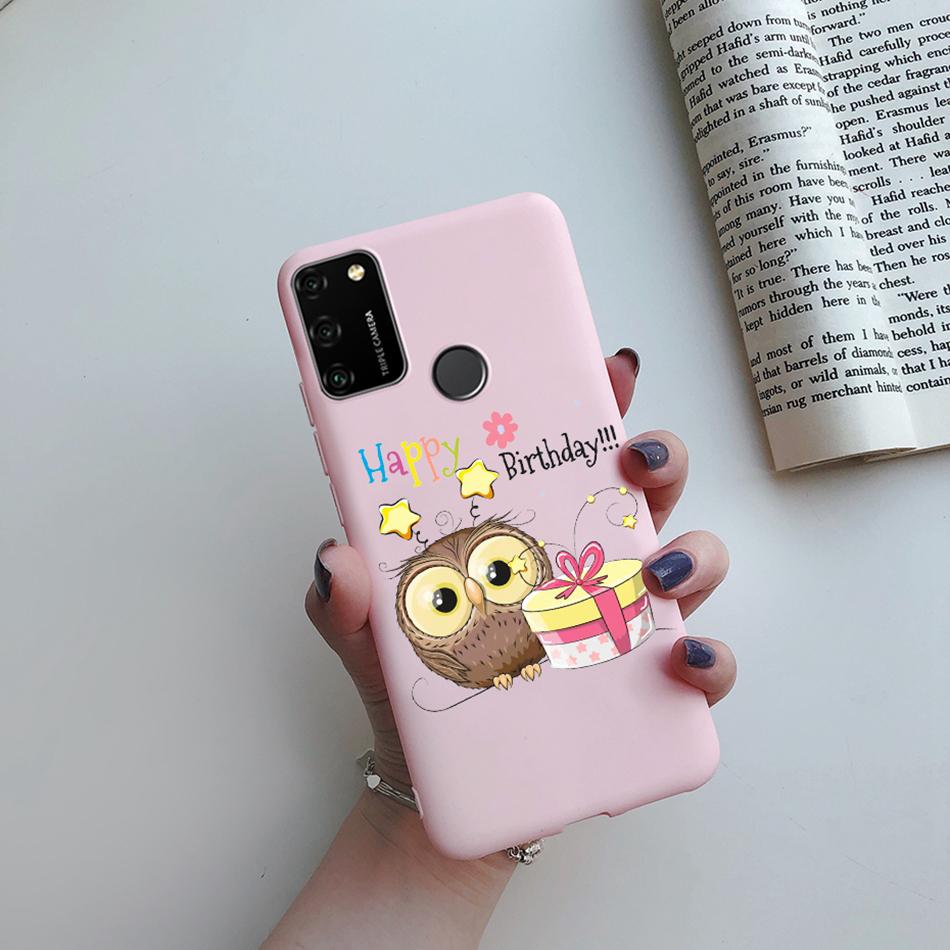For Huawei Honor 9A Case 2020 Silicon Cover Soft Bumper Coque For Huawei Honor 9A Phone Cases MOA-LX9N Honor9A Love Heart Funda