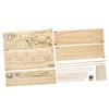 DIY Ship Assembly Model Kits Wooden Sailing Boat Scale Model Decoration Toys Gifts for Kids Adults