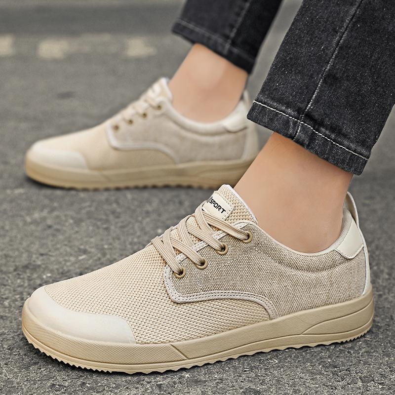 

Men’s White Wide Head Sports Shoes Casual Khaki Skateboard Shoes Black Jogging Sneakers Shoes Over Sized 46 47 48 EU: 39 хаки