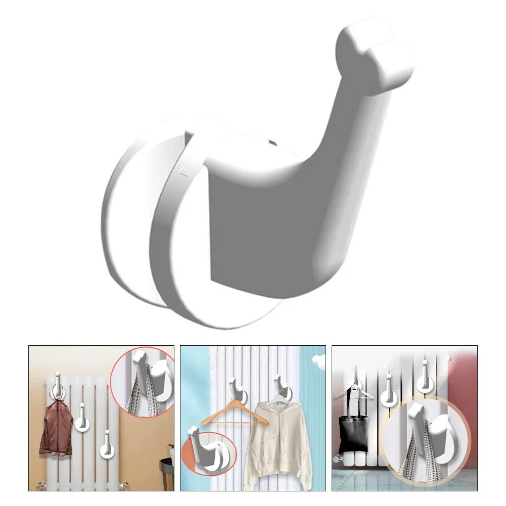 Háčky na radiátor Sušák Věšák bez vrtání na oblečení Ručníky Klobouky Koupelnový ohřívač Závěsný háček