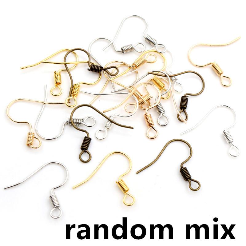 100pcs/lot 20x17mm DIY Earring Findings Earrings Clasps Hooks Fittings DIY Jewelry Making Accessories Iron Hook Earwire Jewelry 