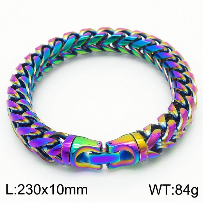 Trendy Minimalist Dragon Bone Chain Titanium Steel Bracelet