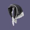 French Ribbon Lace Triangle Headband Women Flower Vintage Sunscreen Rustic Decorative Headband Girls Headwear