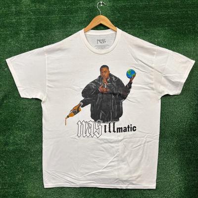 Nas Illmatic Album Hip-Hop Poster T-shirt Size Extra Large