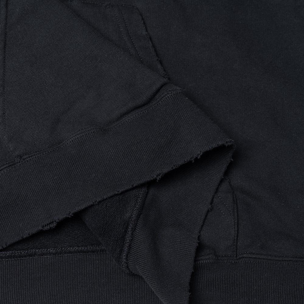 Balenciaga Script Logo Oversized Popover Hoodie 'Black White' Men's 674986TMVB51070