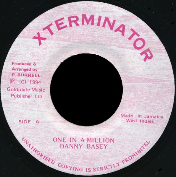 

7-дюймовая пластинка DANNY BASSIE One In A Million NONE XTerminator 1994 Ямайка Регги Ска Даб Б/у