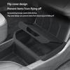 TPE Under Central Control Storage Box For Tesla Model Y Standard 2025+ Flip Cover design Tissue Box Storage interior Accessories