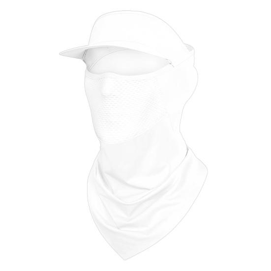 Face Guard Neck Gaiter Hat Breathable Windproof UV Protection Men Women Multi-Purpose Summer Outdoor Ice Silk Visor