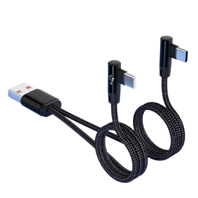 

Кабель для зарядки Type-C и USB под углом 90 градусов 5A Кабель для быстрой зарядки для быстрой подачи питания и синхронизации данных