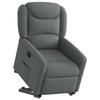 VidaXL Fauteuil inclinable Gris foncé Tissu 3303195