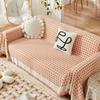 Four Season Roman Blanket Chenille Soft Sofa Cover Dustproof Anti-cat Scratch Protection Sofa Throw Picnic Blue Blanket Mat