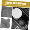 HEALEEP Car Drink Coaster Set of Silicone Cup Car Interior Storage Pad for Highly Easy to x x cm 4, Mat, Round, Non-Slip, Soundproof,