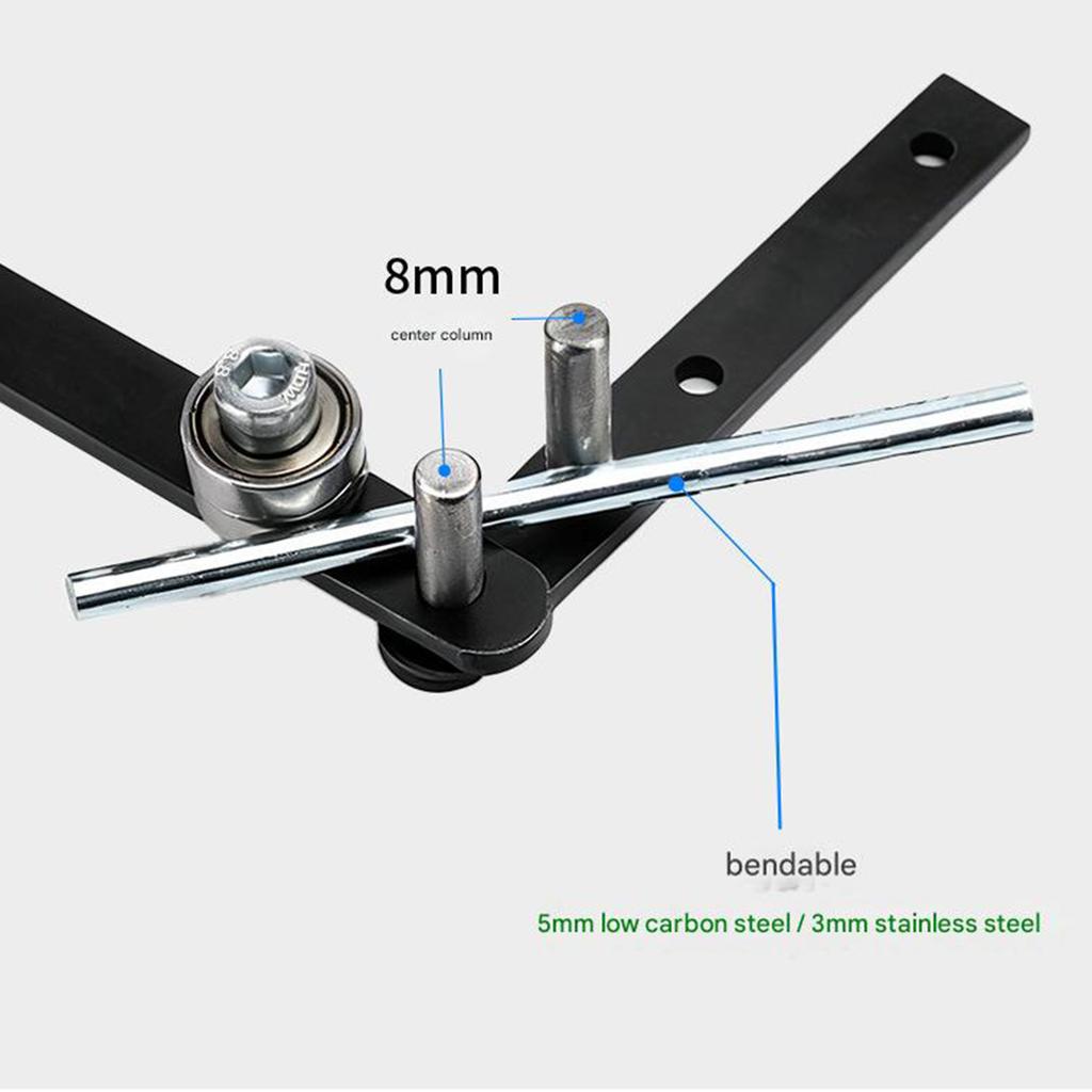 Steel Fixture Bender Bending Tool Portable Small Professional Manual Bending Machine for Garden Projects Small Projects