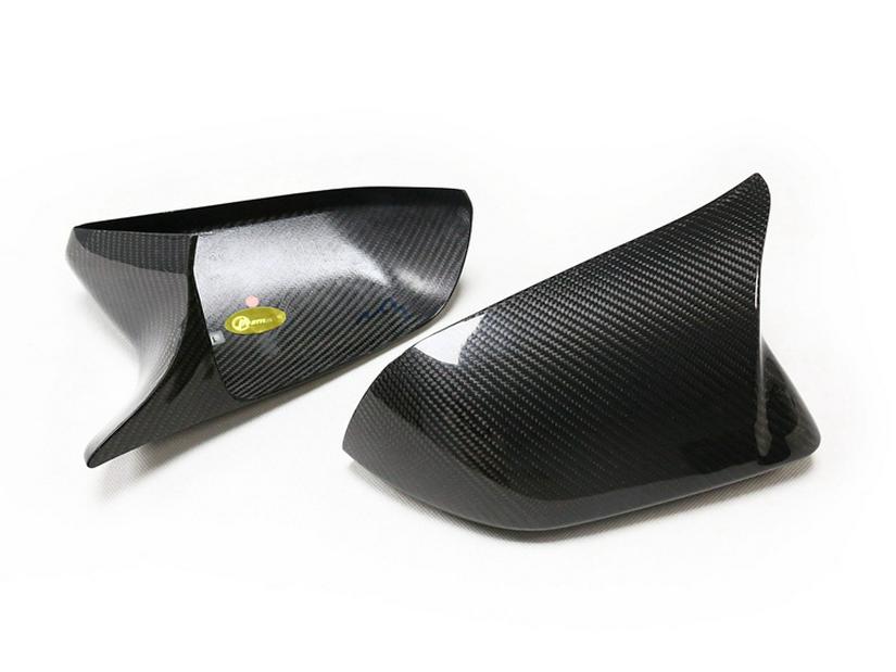 Ford Mustang US/China/Europe Spec Dry Carbon Fiber Rearview Mirror Horn Cover