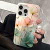 Pretty Flower Print Silicone Phone Case For iPhone 17 Air 16 15 14 13 12 11 17 Pro Max 16E 16 Plus Shockproof Soft Cover Fundas