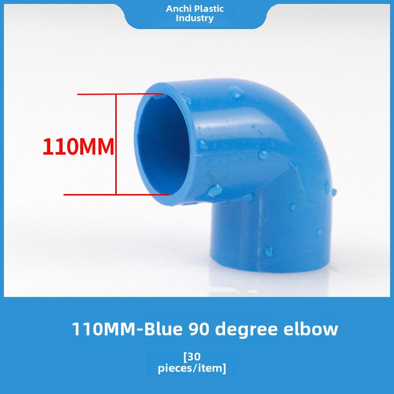 PVC-Wasserrohrverschraubung, rechtwinklig, 90°, selbstklebender Kunststoff, 50 mm