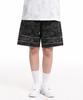 CREAM SODA LAB Crsdel Initial Applique Camo Shorts Black