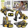 Plastic Construction Set Dk Cars 4 In 1 Radio-controlled, 176 Parts