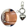 Unique Heart Shaped Keychain Mobile Phone Charm Elegant Jewelry Decoration Fashionable Accessory Portable Keychain