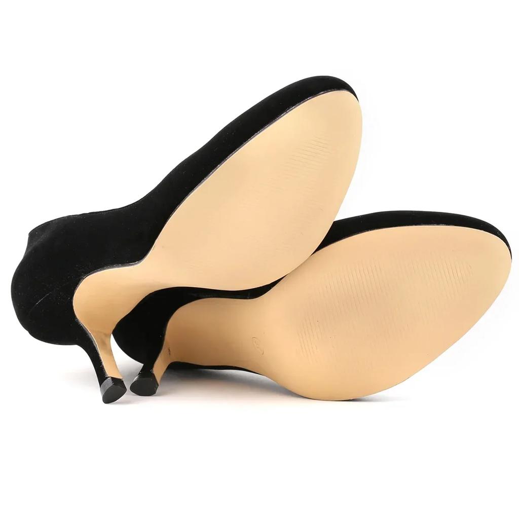 Nuove donne pompe classiche sexy dita dei piedi 6,5 cm metà Med gattino tacchi alti scarpe primavera design di marca abito nero scarpe da sposa