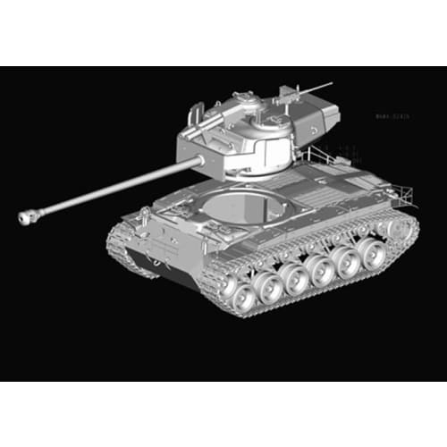 Hobby Boss 1/35 Fighting Vehicle Series American Tank T26E4 Super Pershing Prototype No. 1 Plastic Model 82426