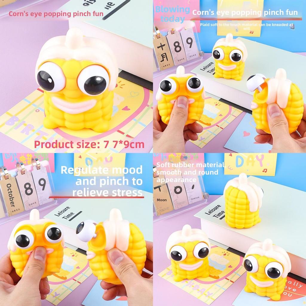 Eye Corn Fun Squeezing Toy Anxiety Relief Fine Motor Skills Development Ages All